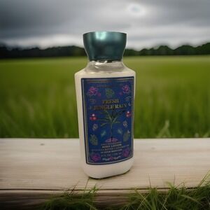 BATH & BODY WORKS FRESH JUNGLE RAIN LOTION CREAM HAND 8 OZ SHEA BUTTER DAILY